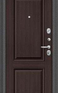 Входные двери Porta S 104.К32 Антик Серебро/Wenge Veralinga