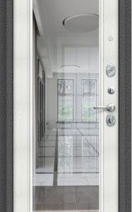 Входные двери Porta S 104.П61 Антик Серебро/Bianco Veralinga